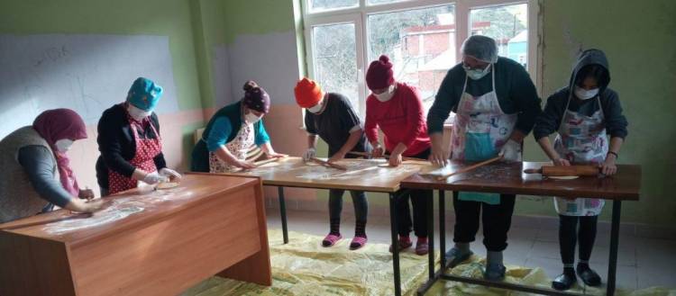 Halk eğitimden köylerde aşçılık kursu