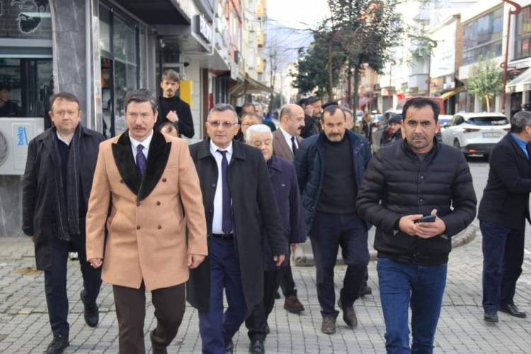 MHP İl Başkanı ve Ekibi Espiye'de Seçim Çalışmalarına Start Verdi